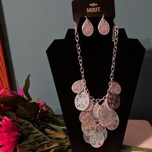 Necklace and Earrings